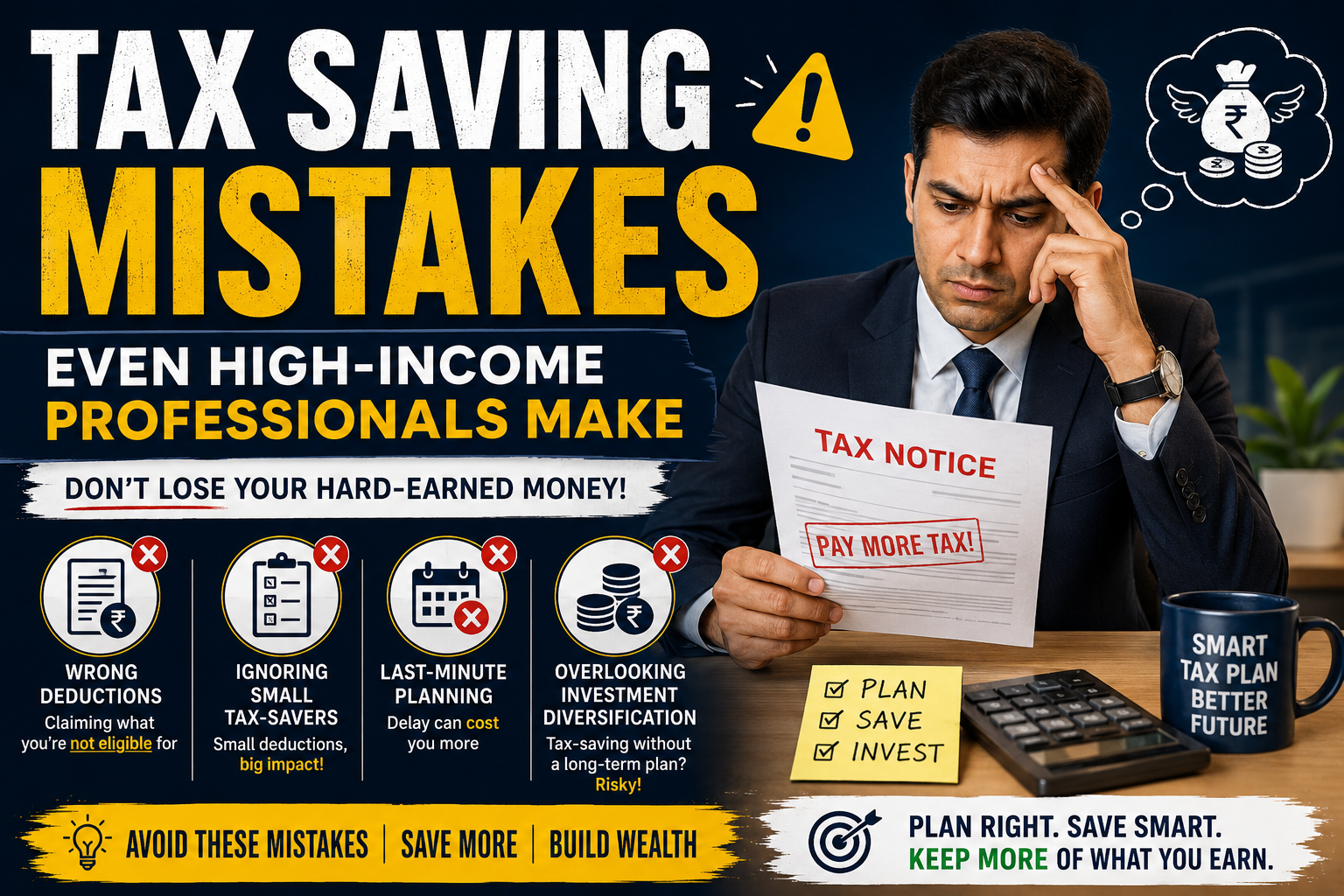 Tax Saving Mistakes Even High-Income Professionals Make
